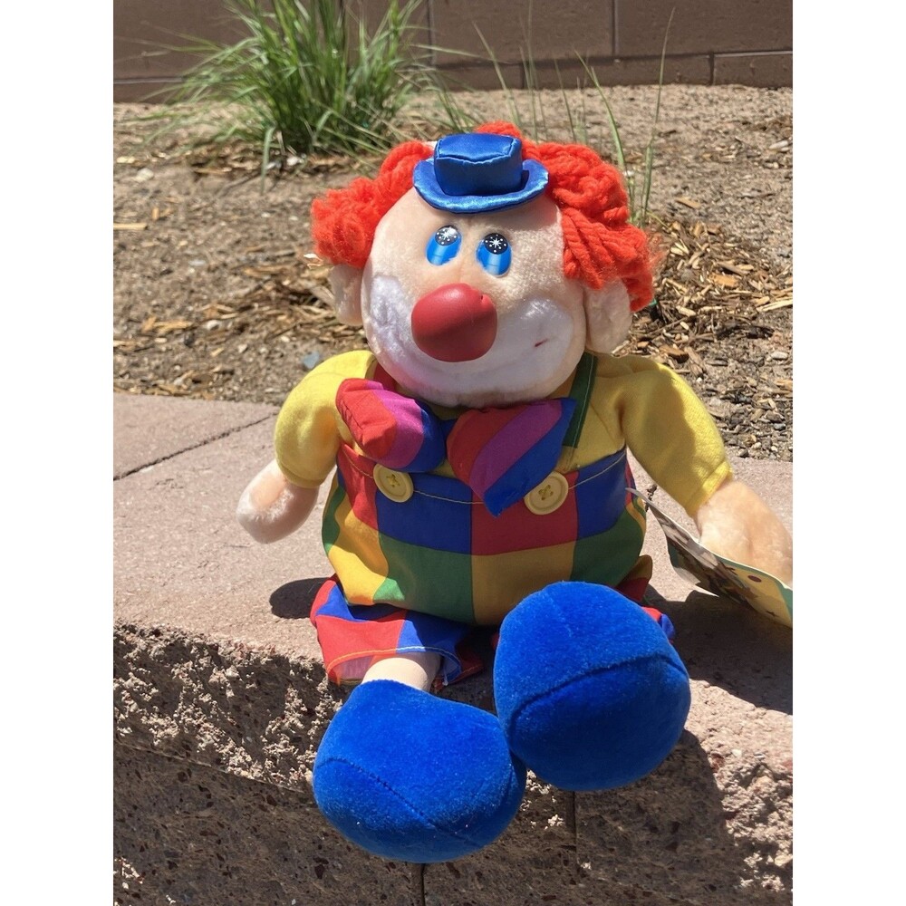 VTG 1990 NWT Commonwealth Jolly Jack The Clown Plush Doll 16”